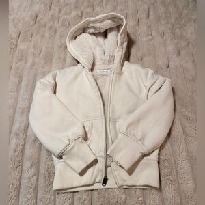 Abercrombie & Fitch Kids Off-White Sherpa Hoodie